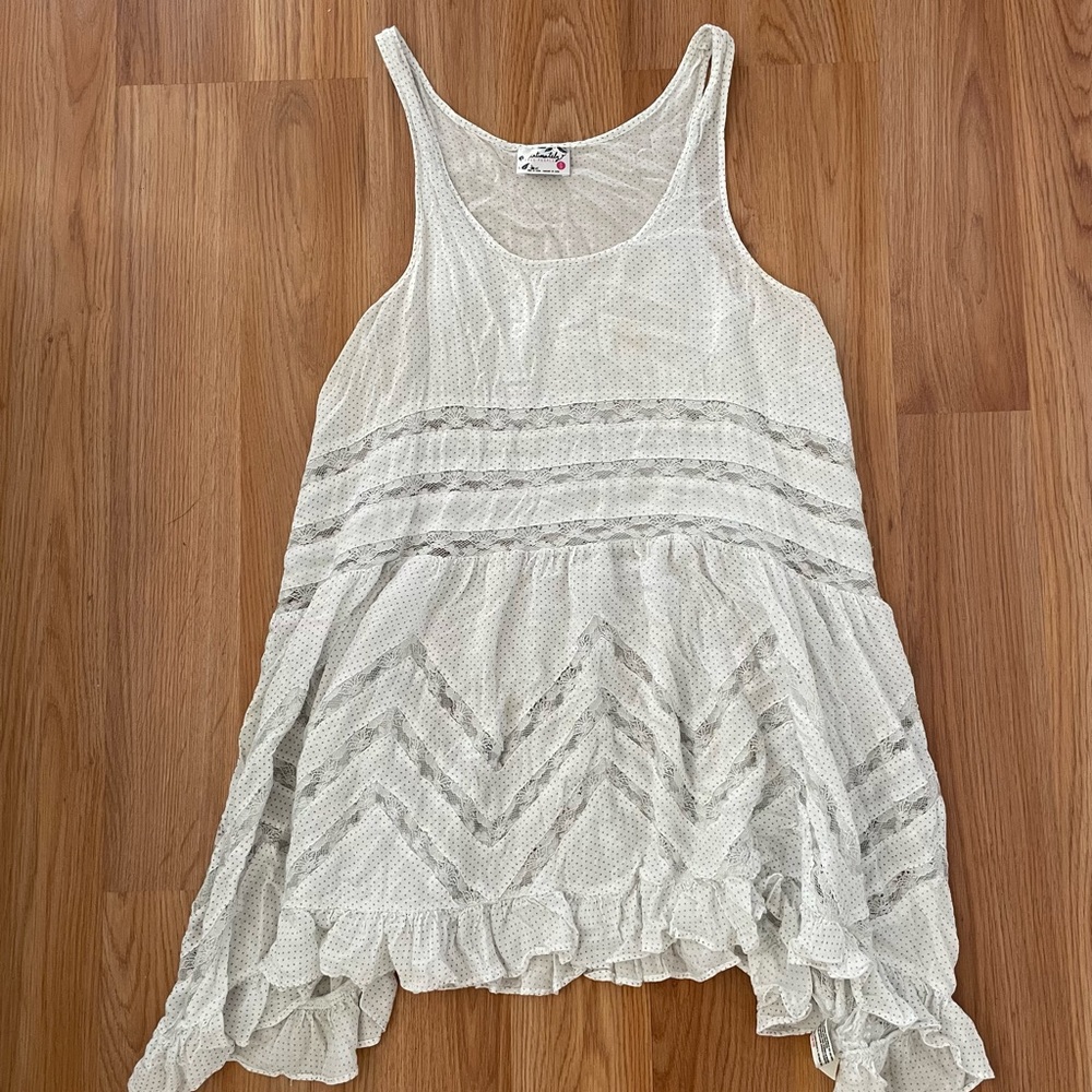 Free People Slip Voile Trapeze Dress